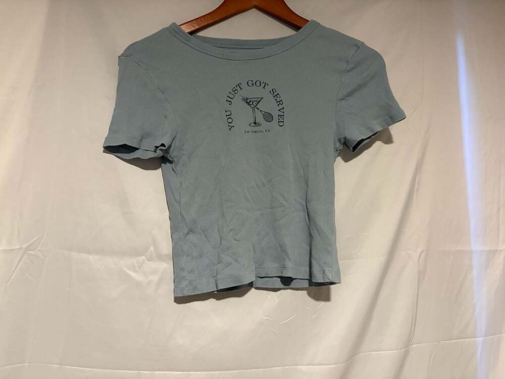 Social Culture You Just Got Served Crop Tee